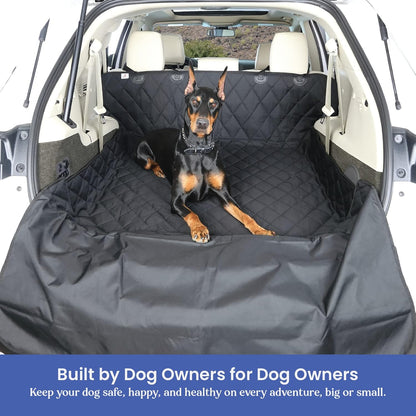 SUV Cargo Liner for Dogs – Dog Trunk Cover – Heavy-Duty, Waterproof Pet Seat Protector – Durable Cargo Liners for Dogs – Usa-Based Company - Small (Black)