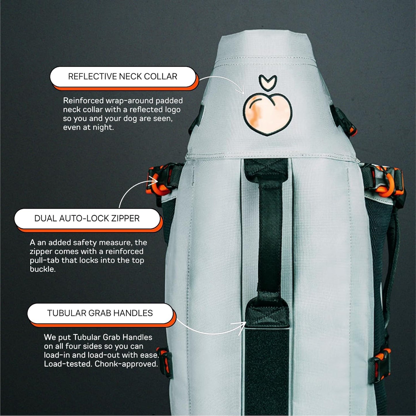Maxine One Dog Backpack Carrier for Medium Dogs by  | Adjustable & Ergonomic Front Facing Dog Carrier Backpack | Built to Be Safer | Pet Backpack Carrier Featured in Wired Magazine - Black
