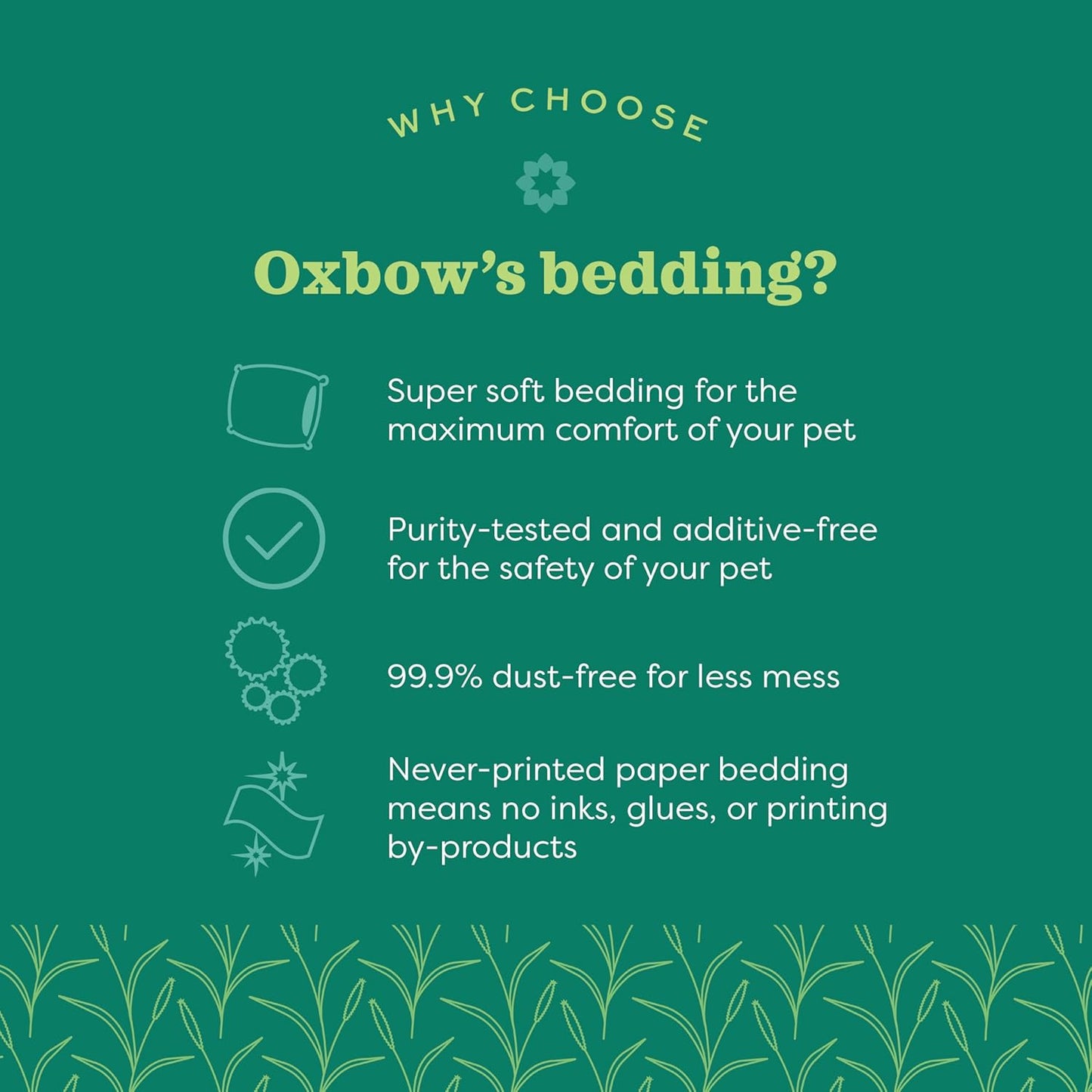 Pure Comfort Small Animal Bedding, Odor & Moisture Absorbent Litter for Bunny Litter Box, Low Dust Bedding for Guinea Pig Cage, White Paper, 36 Liter Bag